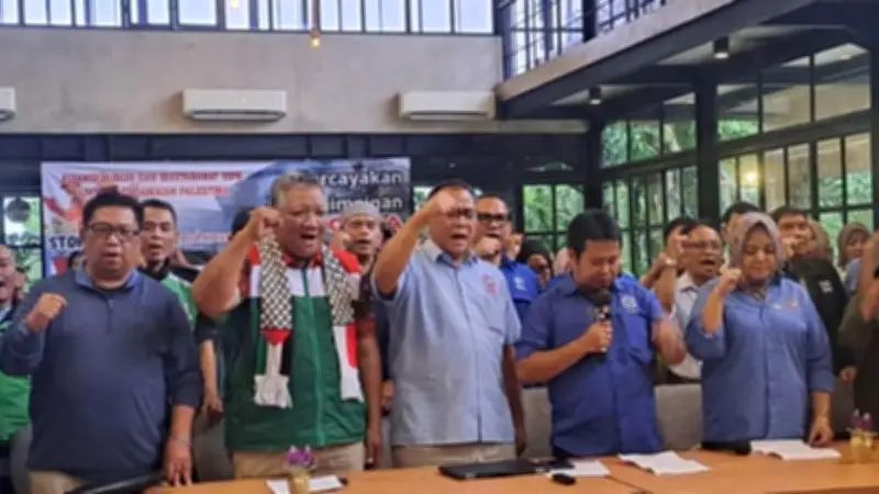 Aliansi Buruh Gelar Pawai Akbar Dukung Kemerdekaan Palestina Pasca-Lebaran