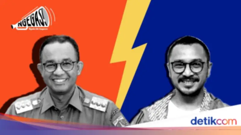 Anies Puji Sound Nidji di JIS, Giring Sindir 'Ada yang Tumbang Oktober'