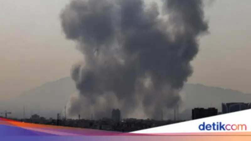 AS Serang Iran Secara Terkoordinasi dengan Israel, Ledakan Guncang Teheran