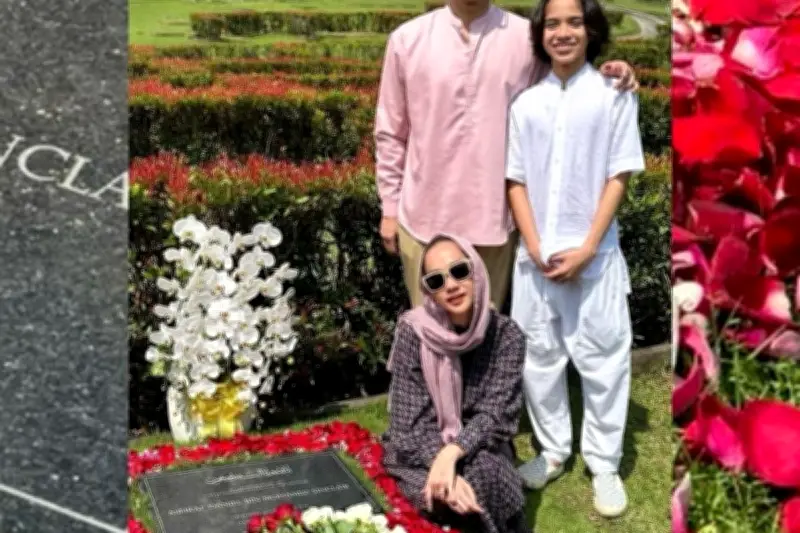 BCL Ziarah ke Makam Ashraf Sinclair Jelang Ramadhan, Ungkap Pesan Haru