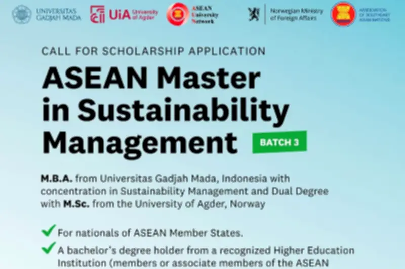 Beasiswa S2 Dual Degree UGM dan Norwegia, Lulus Dapat Dua Gelar Sekaligus