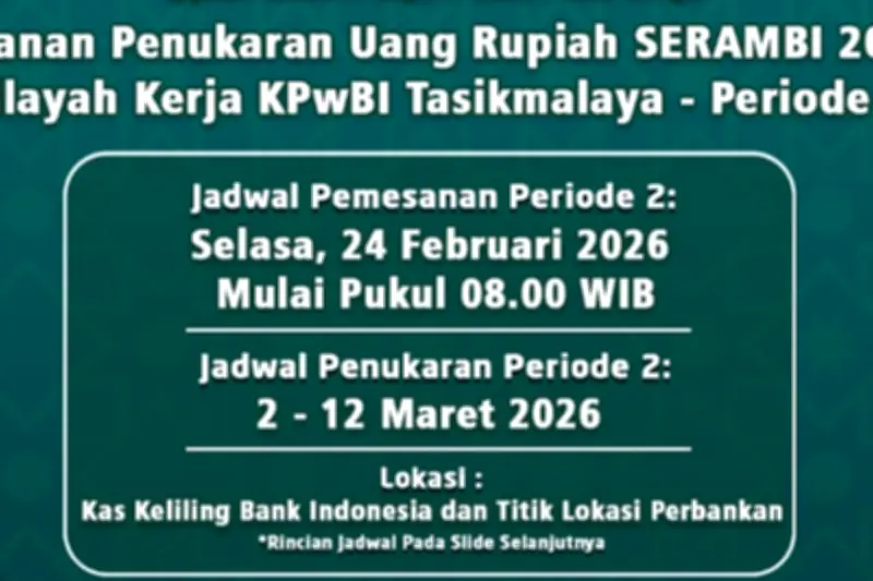 BI Sediakan Layanan Penukaran Uang Baru di Ciamis Jelang Lebaran
