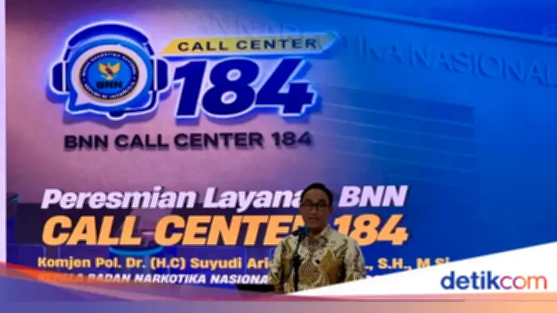 BNN Luncurkan Call Center 184, Komjen Suyudi Minta Operator Responsif Layani Warga