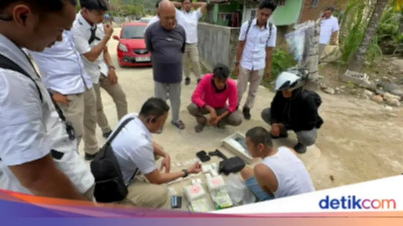 BNNP Sumbar Tangkap Pengedar Sabu di Padang, Sita 2,8 Kilogram Narkoba