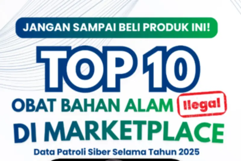 BPOM Temukan 10 Produk Obat Bahan Alam Ilegal Beredar di Marketplace