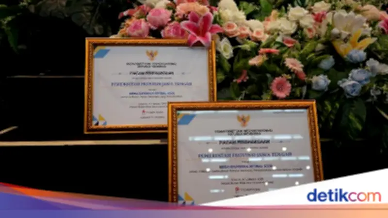 Brida Jateng Raih Dua Penghargaan BRIN untuk Riset dan Inovasi Daerah