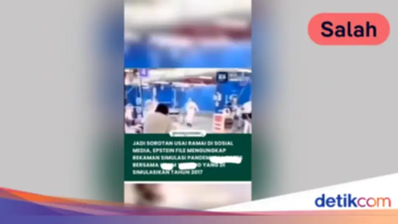 Cek Fakta: Video Viral Klaim Simulasi Pandemi 2017 Ternyata Hoaks