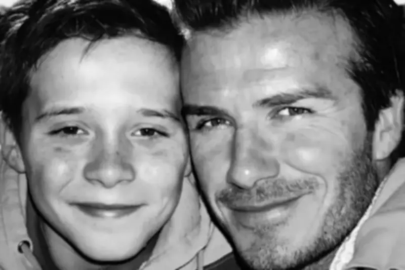 David Beckham Ungkap Sepatu Berisi Nama Anak, Termasuk Brooklyn