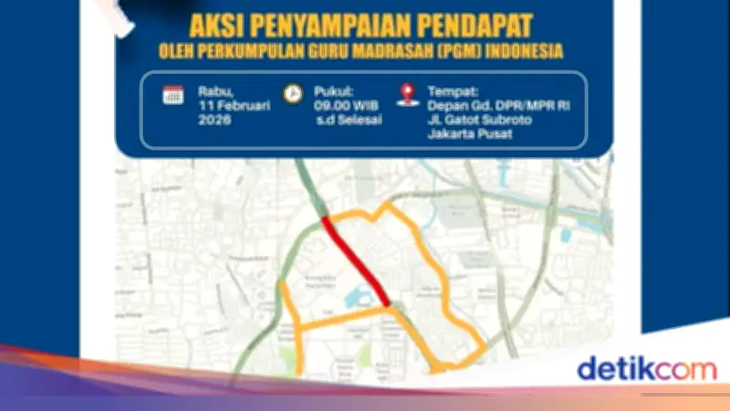 Demo Guru Madrasah di Depan DPR, Polisi Siapkan Rekayasa Lalu Lintas