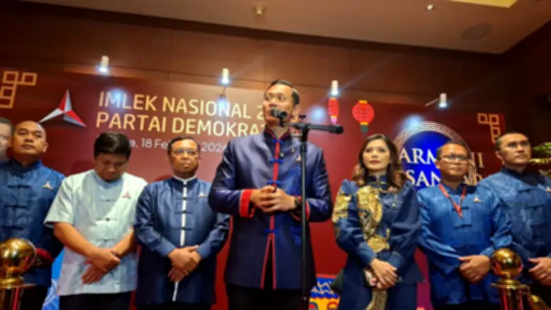 Demokrat Gelar Perayaan Imlek Perdana, AHY Tegaskan Partai Rumah Besar untuk Semua