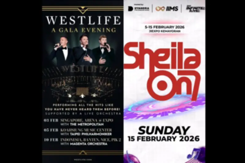 Februari 2026 Jadi Bulan Pesta Musik, Westlife hingga Artis Lain Siap Hibur