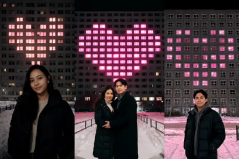 Fenomena Konten Foto AI dengan Lampu Hati di TikTok Jelang Hari Valentine