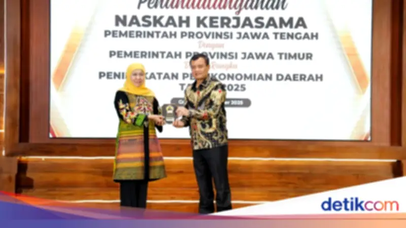 Gubernur Jateng dan Jatim Teken 10 MoU, Bangun Ekonomi Baru Kolaboratif