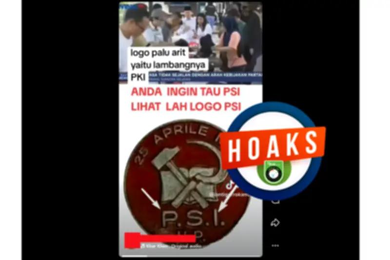 Hoaks Logo Palu-Arit PSI Beredar, Partai Solidaritas Indonesia Bantah