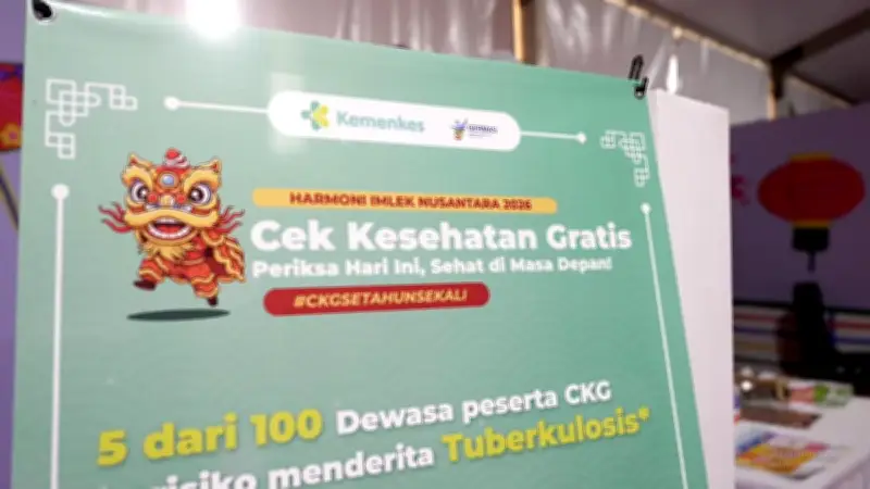 Imlek Festival 2577 Tawarkan Cek Kesehatan Gratis, Cukup Bawa KTP dan Ponsel