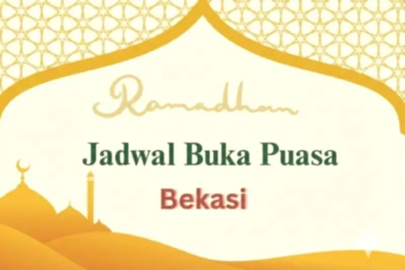 Jadwal Buka Puasa di Bekasi Hari Ini, 23 Februari 2026: Cek Waktu Maghrib