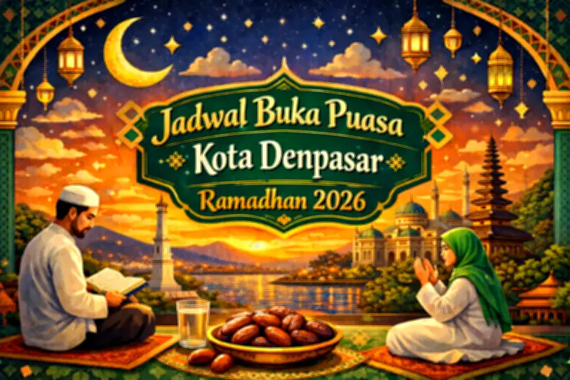 Jadwal Buka Puasa di Denpasar Hari Ini, 23 Februari 2026: Cek Waktu Maghrib