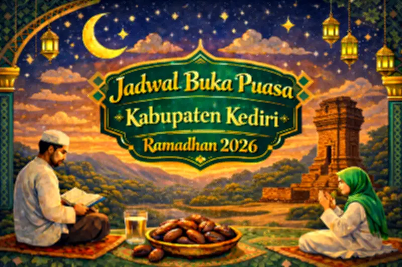 Jadwal Buka Puasa di Kabupaten Kediri Hari Ini, 27 Februari 2026