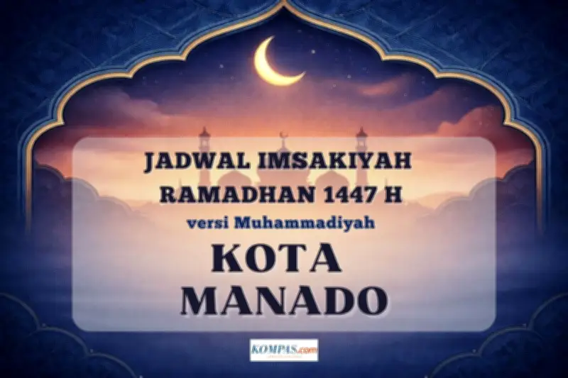 Jadwal Buka Puasa di Manado Hari Ini, Rabu 25 Februari 2026
