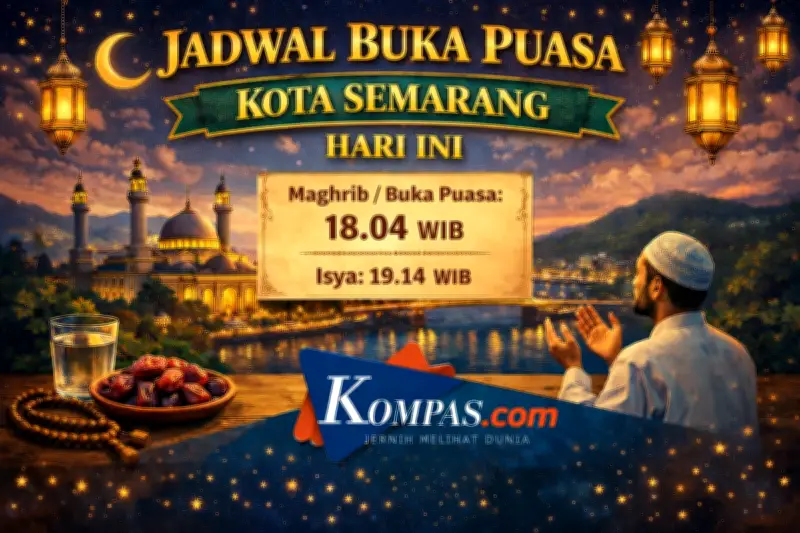 Jadwal Buka Puasa di Semarang Hari Ini, Rabu 18 Februari 2026
