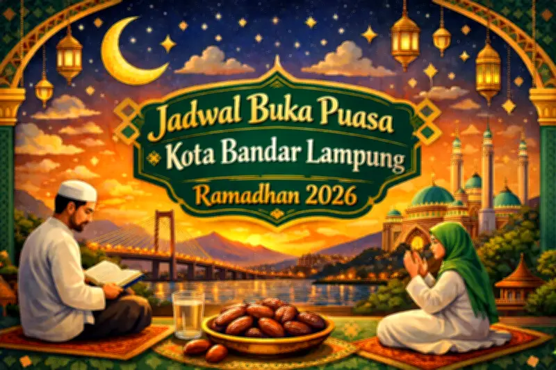 Jadwal Buka Puasa Hari Ini di Bandar Lampung, 22 Februari 2026