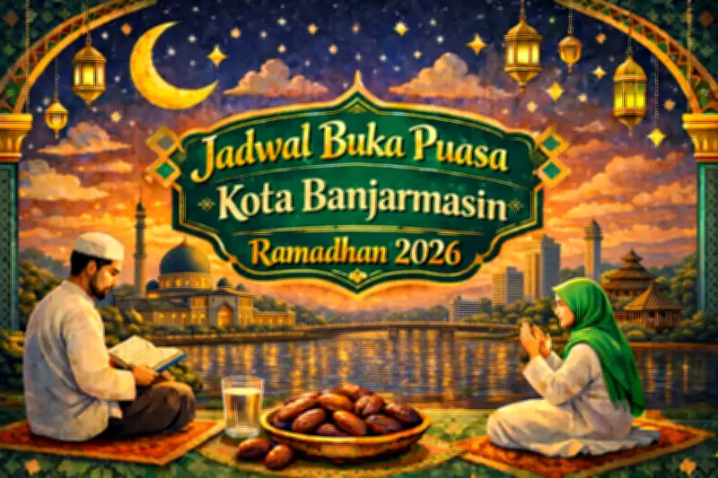 Jadwal Buka Puasa Hari Ini di Banjarmasin, 25 Februari 2026