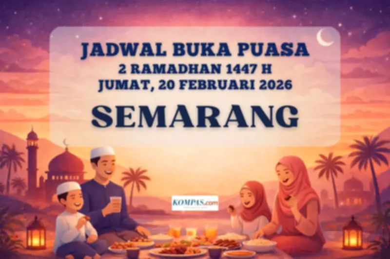 Jadwal Buka Puasa Hari Ini di Semarang, 23 Februari 2026 dari Kemenag