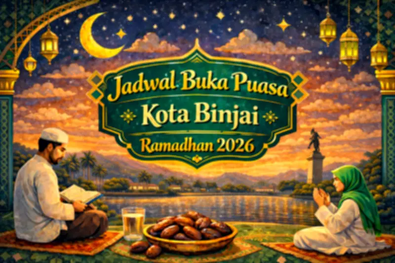 Jadwal Buka Puasa Kota Binjai Hari Ini, 27 Februari 2026