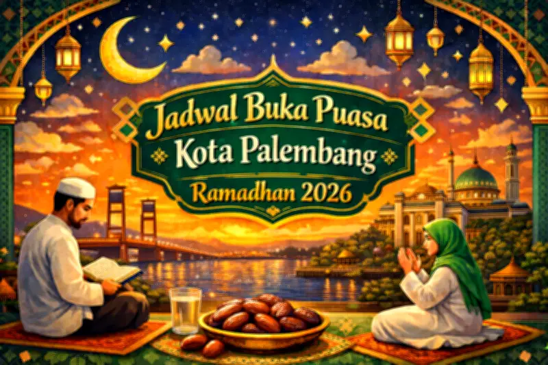 Jadwal Buka Puasa Palembang Hari Ini, Sabtu 28 Februari 2026