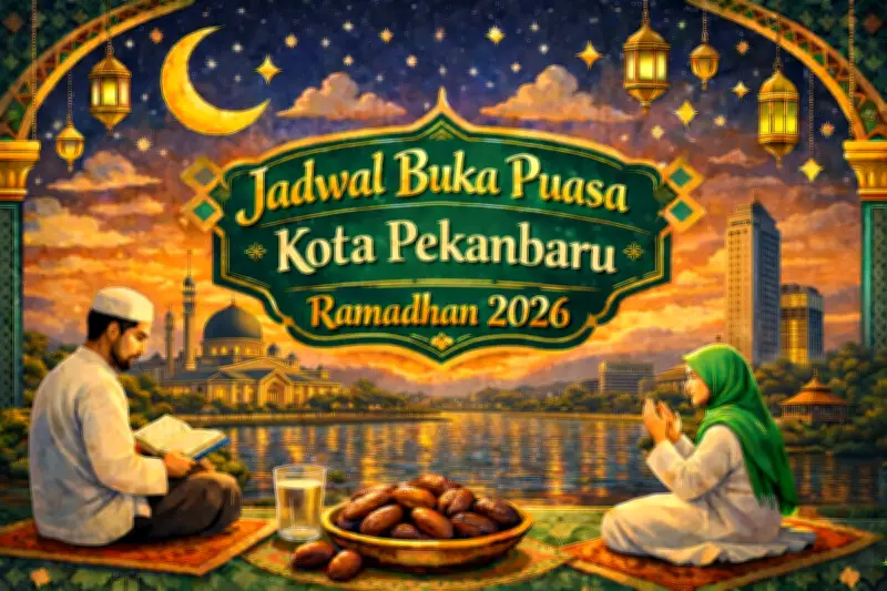 Jadwal Buka Puasa Pekanbaru 28 Februari 2026: Ikuti Waktu Maghrib Kemenag
