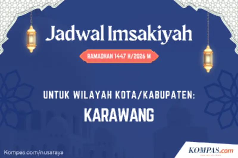 Jadwal Imsakiyah Karawang Hari Ini, 27 Februari 2026: Lengkap dengan Buka Puasa