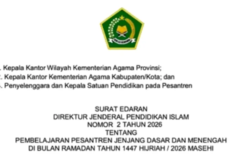 Jadwal Libur Ramadhan dan Idul Fitri 2026 untuk Siswa Pesantren Resmi Dirilis