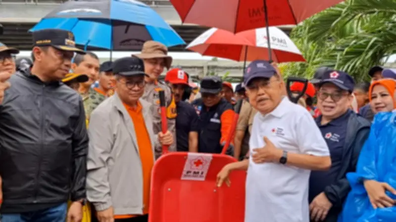 JK Serukan Tanggung Jawab Bersama Cegah Banjir Jakarta: Ini Kota Kita