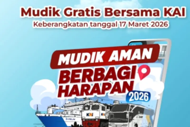 KAI Buka Pendaftaran Mudik Gratis 2026, Kolaborasi dengan BP BUMN dan Danantara