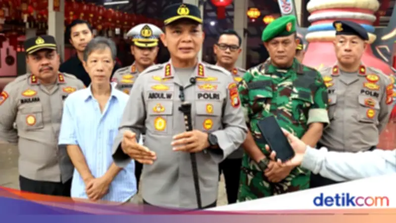 Kapolres Depok Tinjau Vihara Gayatri, Pastikan Keamanan Perayaan Imlek 2026