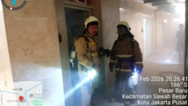 Kebakaran di Masjid Istiqlal Berhasil Dipadamkan, Tim Damkar Pastikan Kondisi Aman Bagi Jemaah