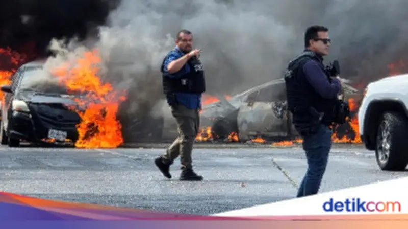 Kekerasan Meluas di Meksiko Usai Kematian Bos Kartel El Mencho, 55 Orang Tewas