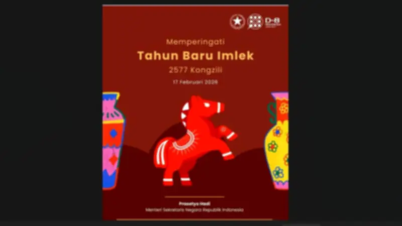 Kemen Setneg Ucapkan Imlek 2577, Teguhkan Inklusivitas dan Harmoni Bangsa