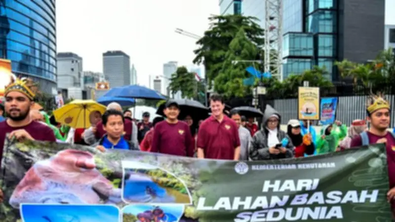 Kemenhut Gelar Peringatan Hari Lahan Basah Sedunia di CFD Jakarta