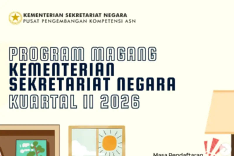 Kemensetneg Buka Lowongan Magang 2026, Cek Syarat dan Cara Daftar