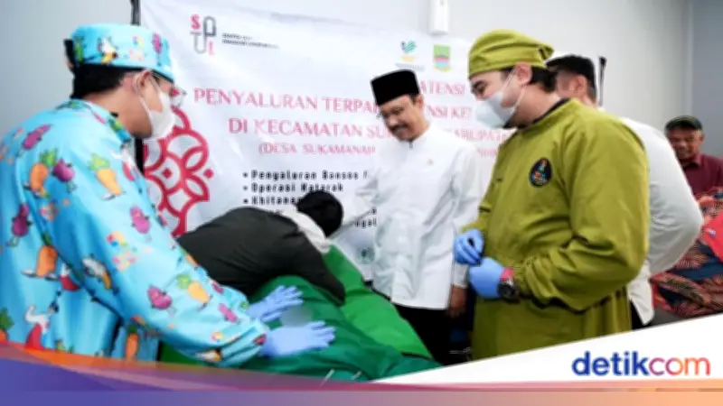 Kemensos Gelar Operasi Katarak Gratis dan Baksos di Bekasi, Bantu 434 Warga