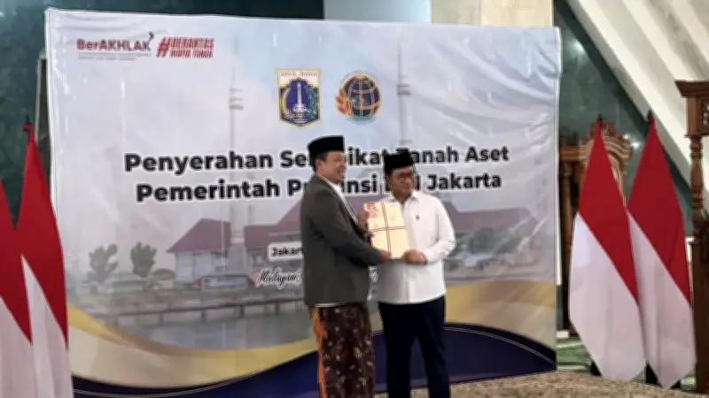 Kementerian ATR Serahkan 3.922 Sertifikat Aset DKI, Nilai Rp 102 Triliun