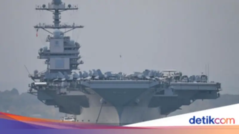 Ketegangan AS-Iran Memanas, Kapal Induk Terbesar Dunia Masuk Mediterania