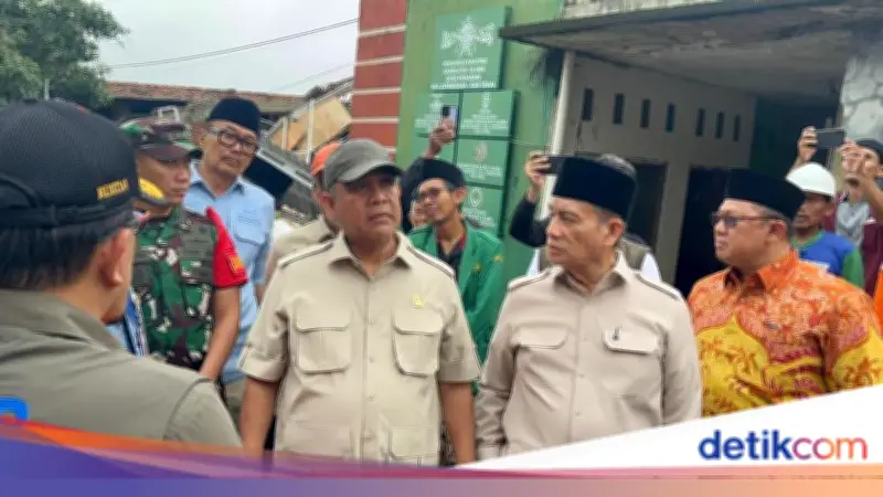 Ketua MPR Tinjau Lokasi Bencana Tanah Gerak di Desa Padasari Tegal