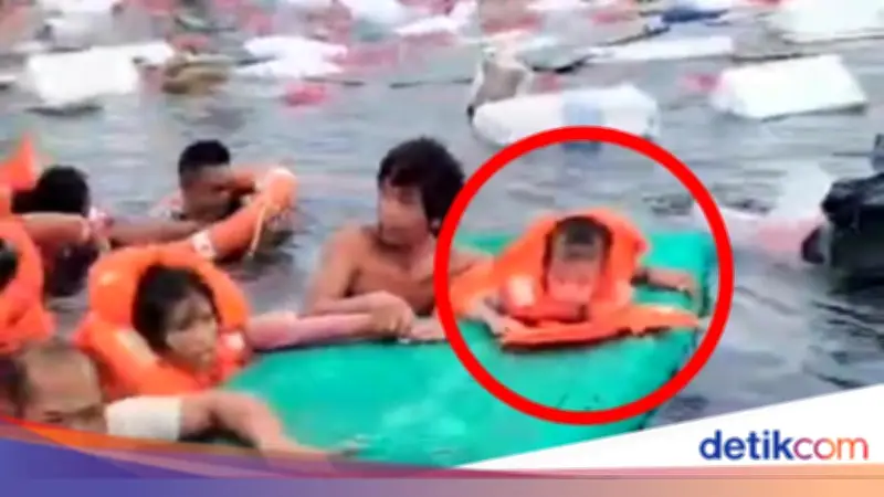 KM Cahaya Intan Selebes Tenggelam di Perairan Bombana, Balita Selamat Terombang-ambing