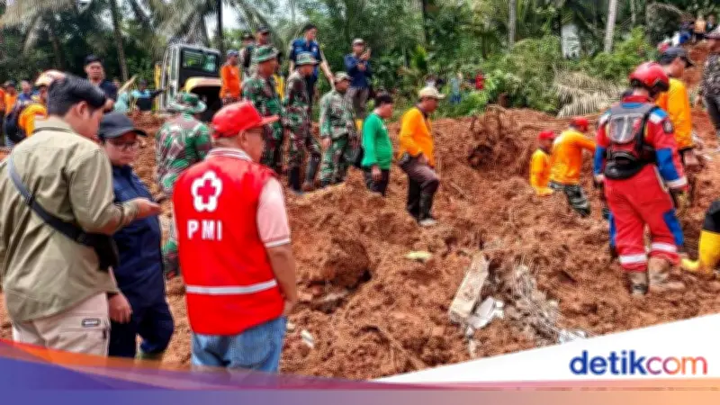 Longsor Cilacap Tewaskan Tiga Warga, 20 Orang Masih Dicari Tim Gabungan