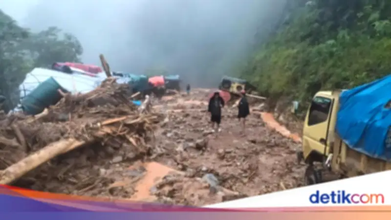 Longsor Paralisis Jalan Trans Papua, 103 Kendaraan Terjebak di 25 Titik