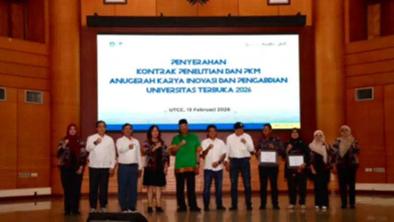 LPPM Universitas Terbuka Gelontorkan Dana Rp67 Miliar untuk Riset dan PkM 2026