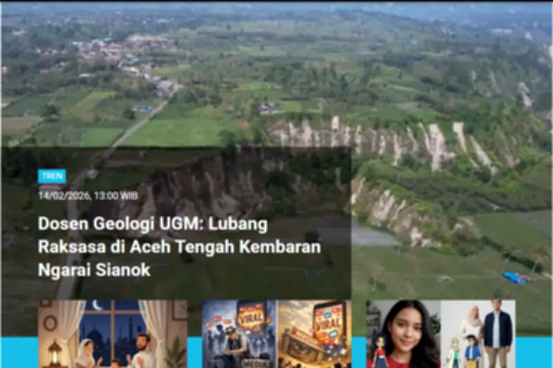 Lubang Raksasa Aceh hingga Isu Stop Bayar Pajak Jadi Berita Tren Terpopuler