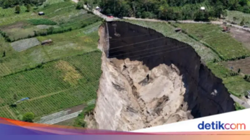 Lubang Raksasa di Aceh Tengah Bukan Sinkhole, BRIN Ungkap Penyebab Longsoran